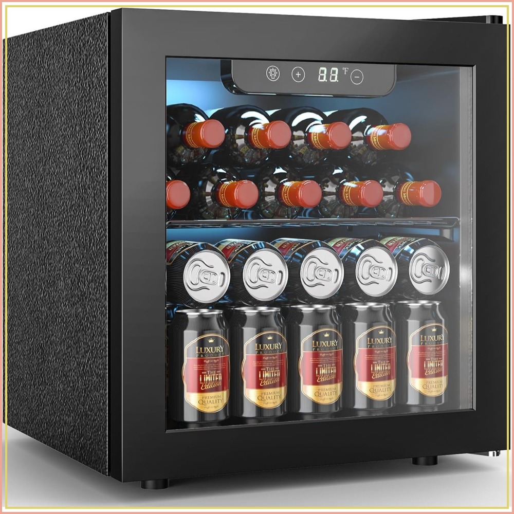 Wine Beer Cooler Fridge - Freestanding Wine Fridge 12 Bottles 50