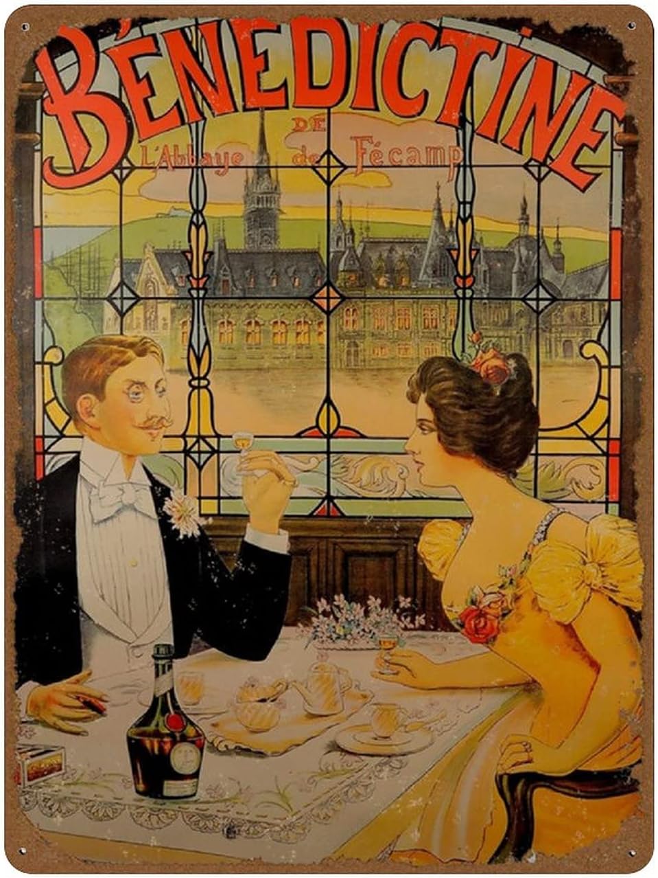 Wine Beer Spirit - Benedictine France 1890 Vintage Beers Wines