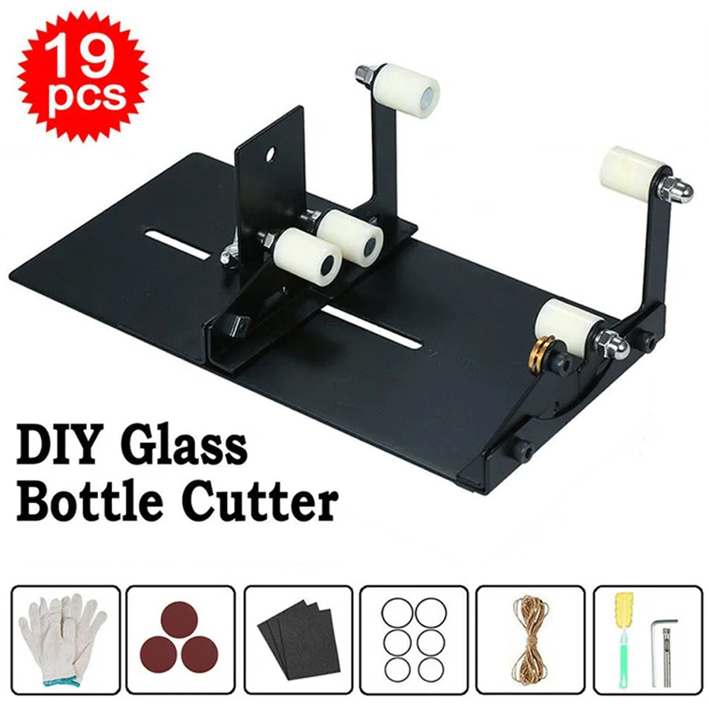 Wine Beer Glass Set - DIY Glass Bottle Cutter Tool Square
