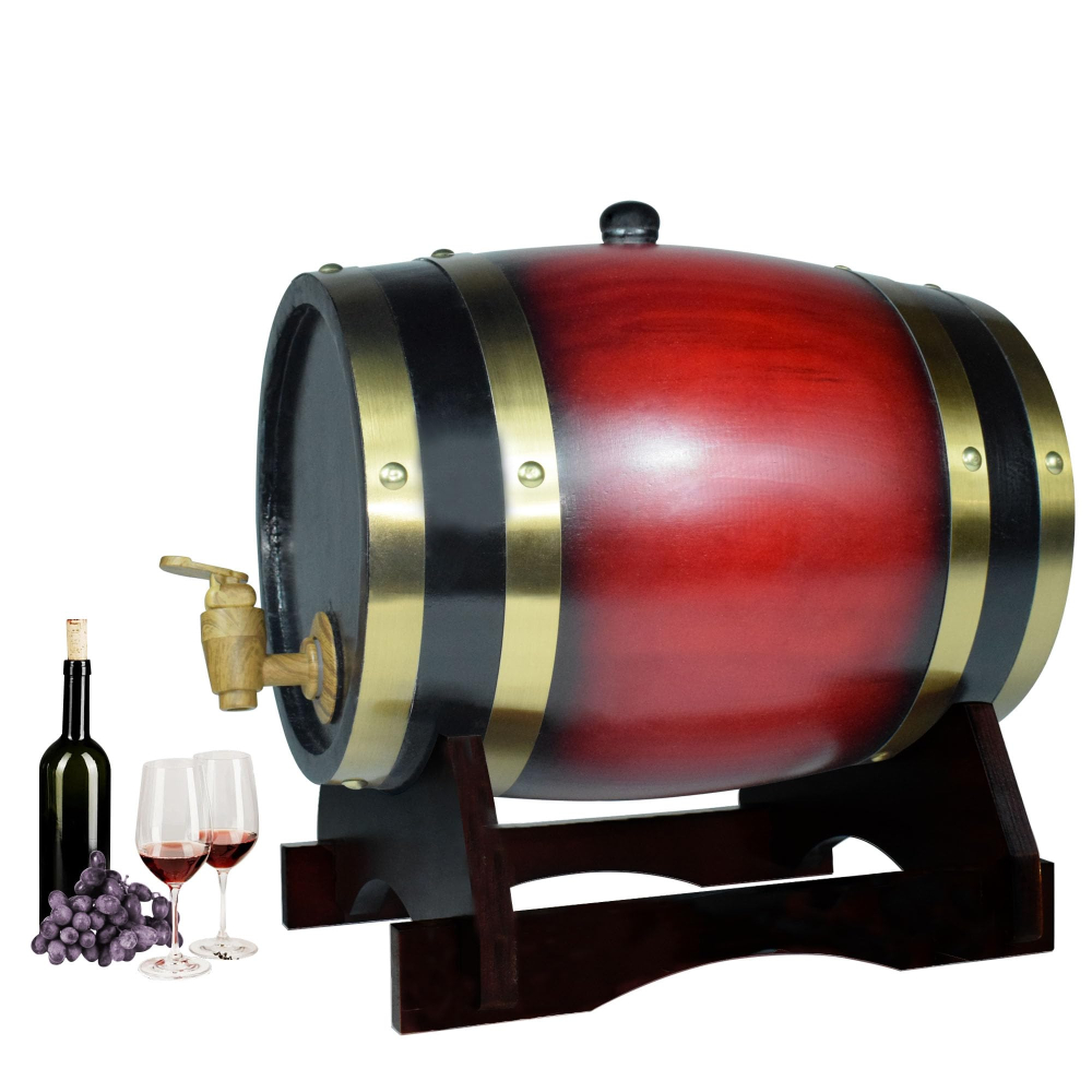 Wine Beer Spirit - Whiskey Barrel Dispenser Oak Aging Barrels