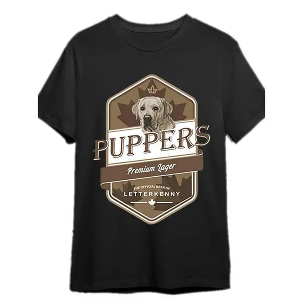 Craft Beer & Wine U- - 100% Cotton Letterkenny Puppers Craft Beer