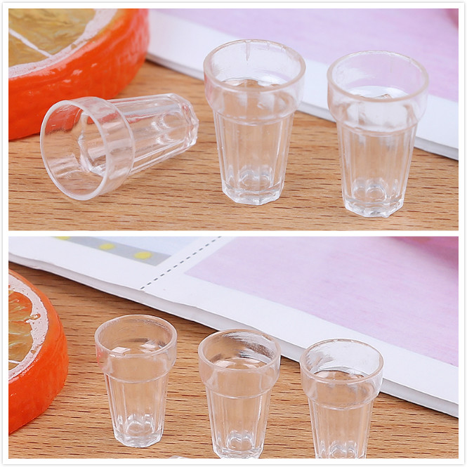 Wine Beer Glass Set - 4pcs/set Resin Transparent Home Glass Model