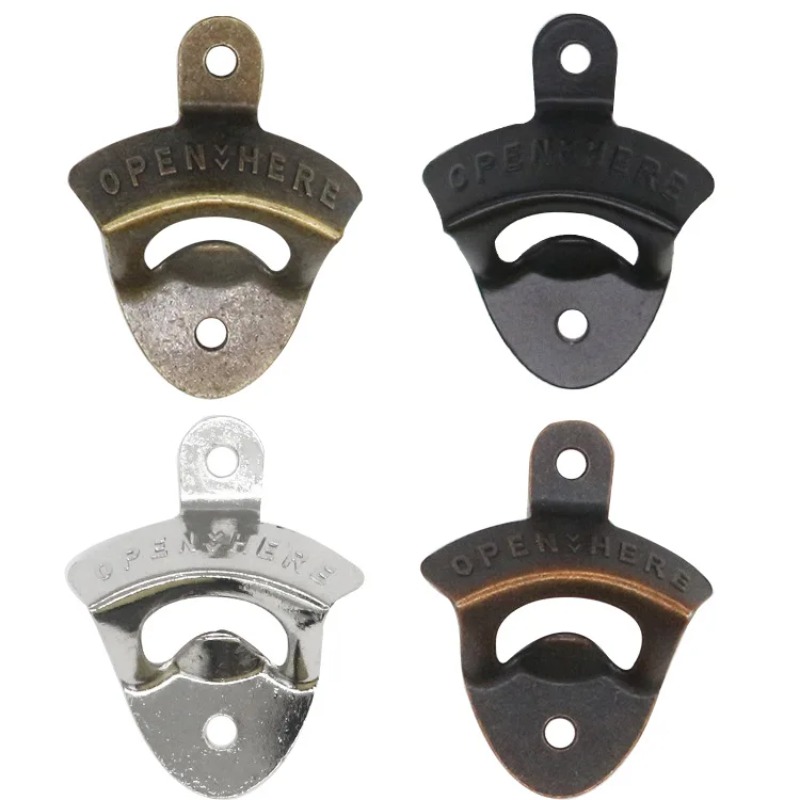 Wine Beer Pub - Retro Wall Mounted Bottle Opener Alloy
