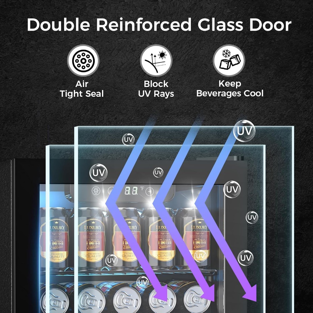 Freestanding Wine Fridge 12 Bo - Wine Beer Cooler Fridge recension och pris
