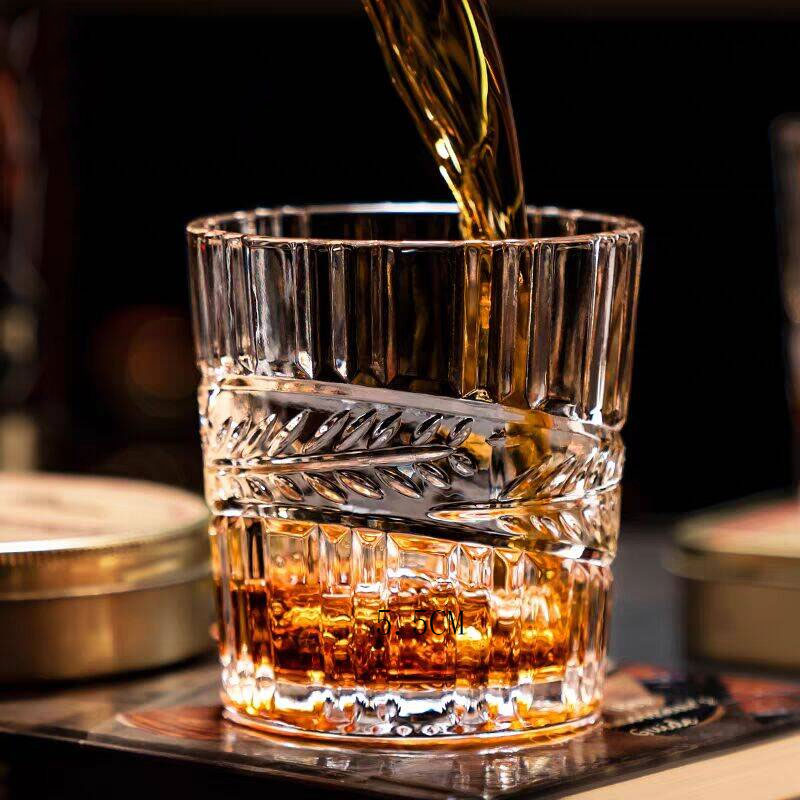 Embossed Whiskey Glass High-Qu - Wine Beer Spirit recension och pris