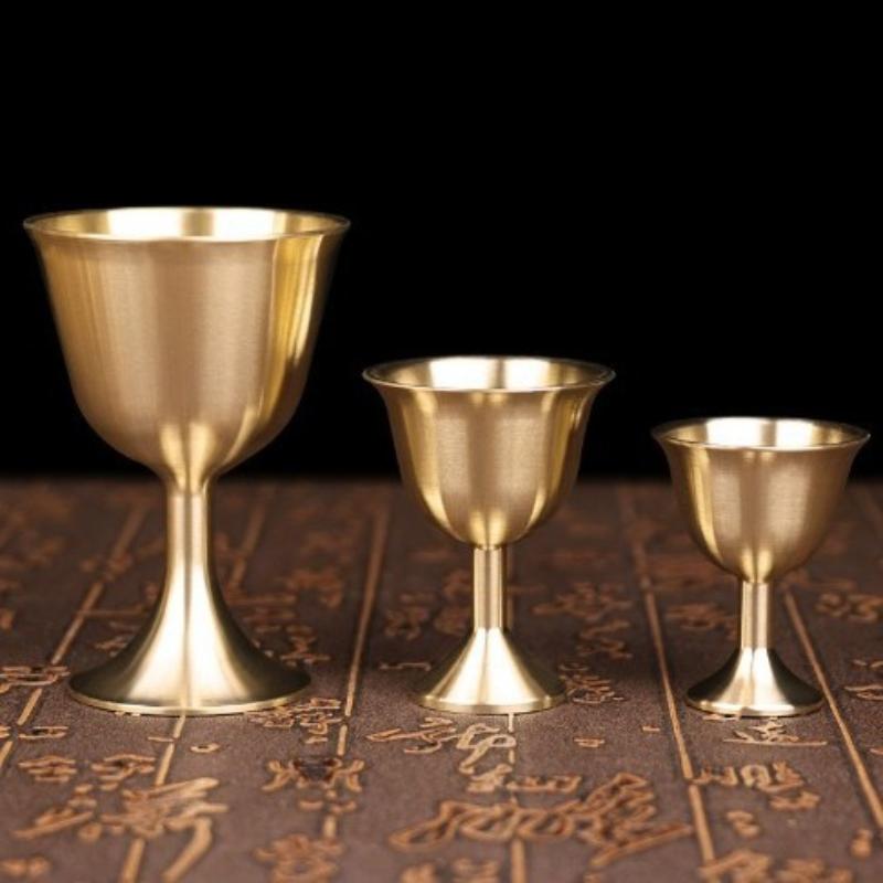 Retro Brass Copper Mug, Exquis - Wine Beer Red recension och pris