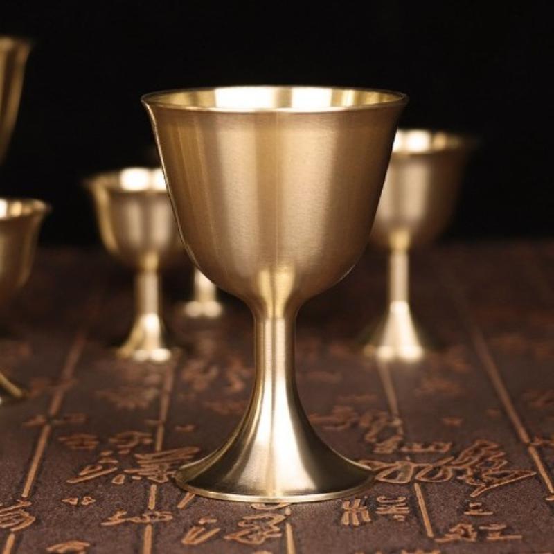 Retro Brass Copper Mug, Exquis - Wine Beer Red recension och pris