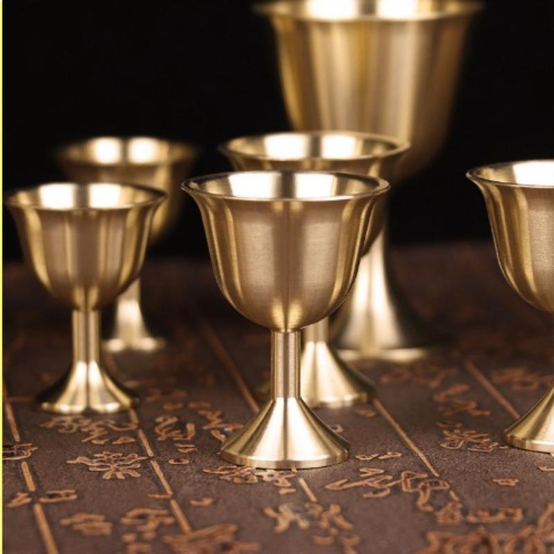 Retro Brass Copper Mug, Exquis - Wine Beer Red recension och pris