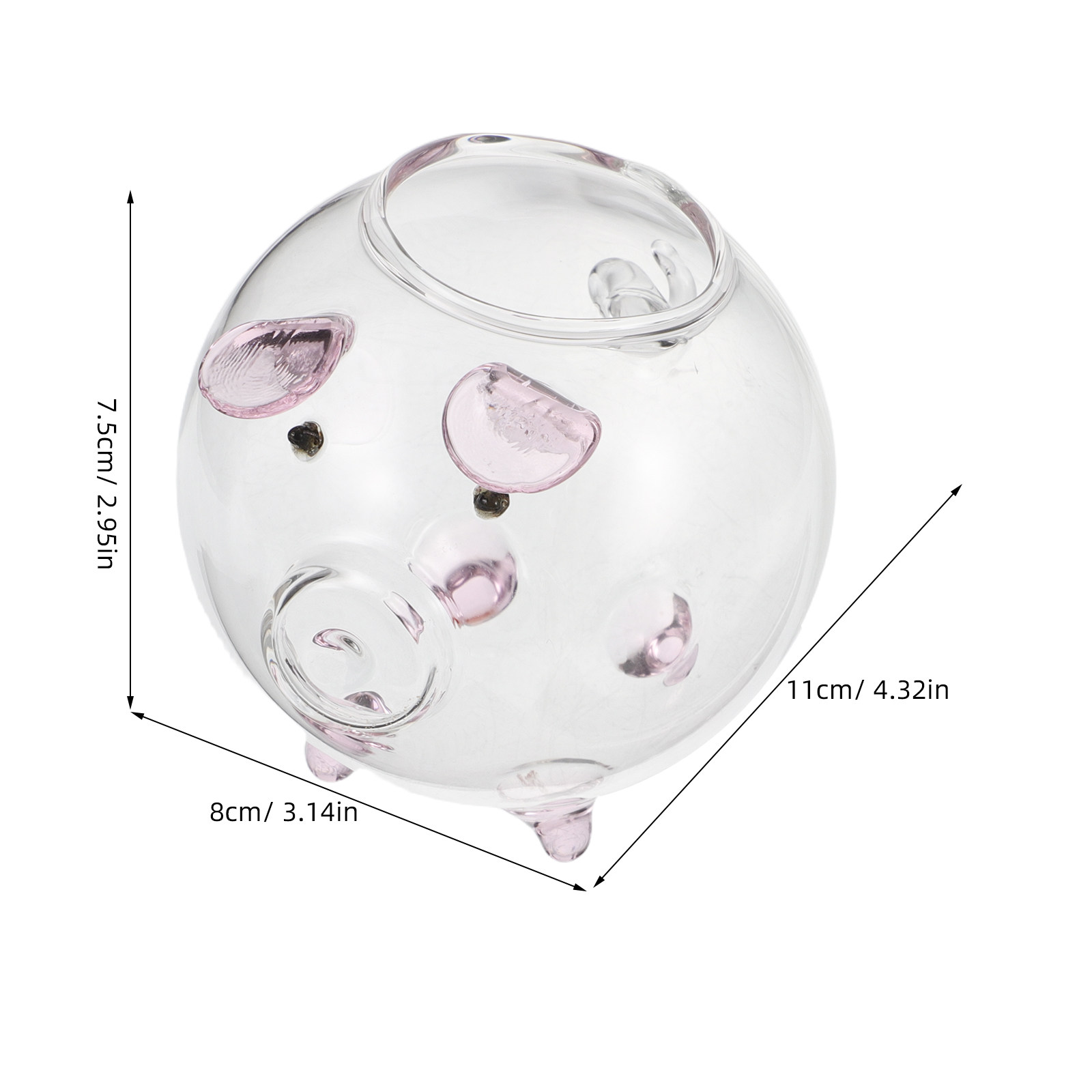 Creative Pig Shaped Glass Cock - Wine In Beer Glass recension och pris