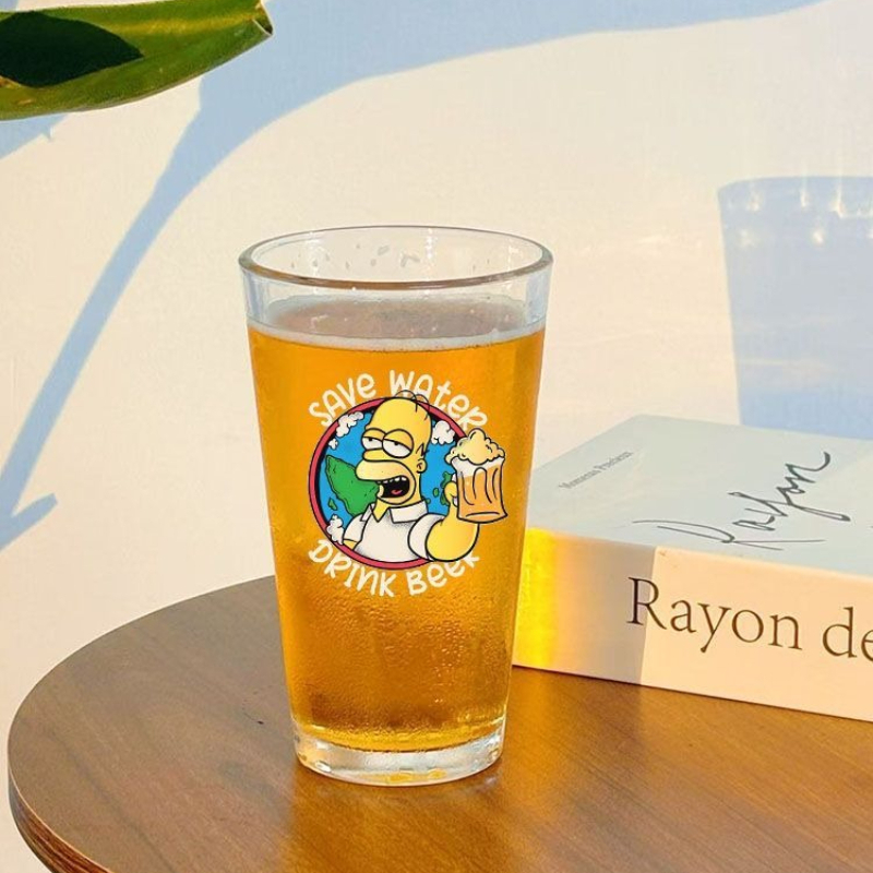 New The Simpsons Creative Pers - Wine Beer Glass Set recension och pris