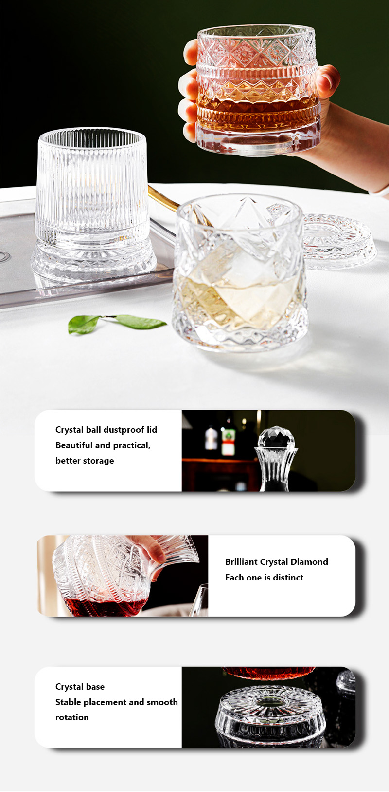 DEOUNY European Star Diamond R - Wine Beer Glass Set recension och pris