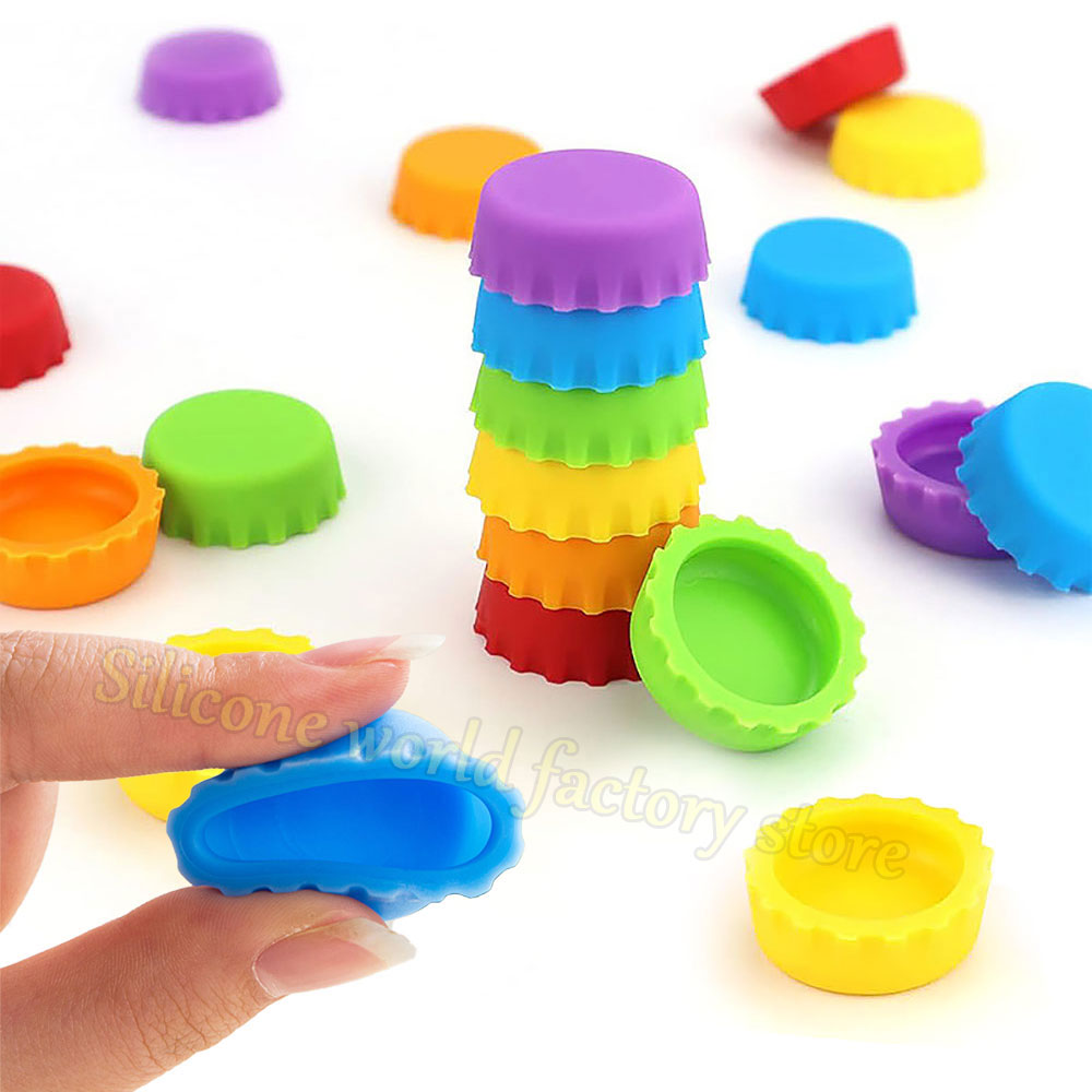 SW 12/6/3PCS Silicone Fresh-ke - Wine Beer Red recension och pris