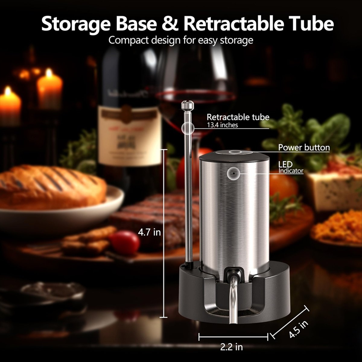 ETRT Electric Wine Aerator Win - Decanter Aerator Set recension och pris
