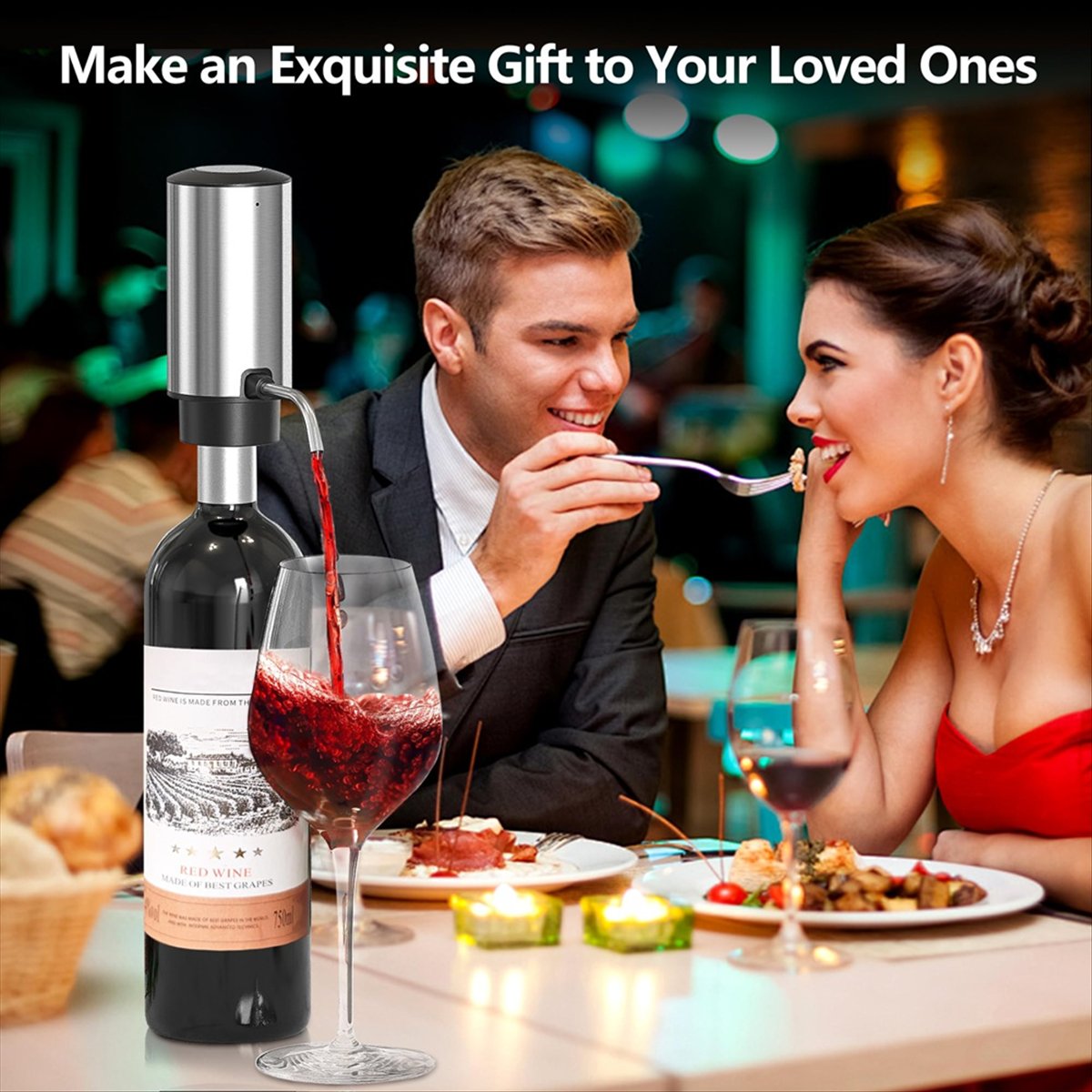 ETRT Electric Wine Aerator Win - Decanter Aerator Set recension och pris