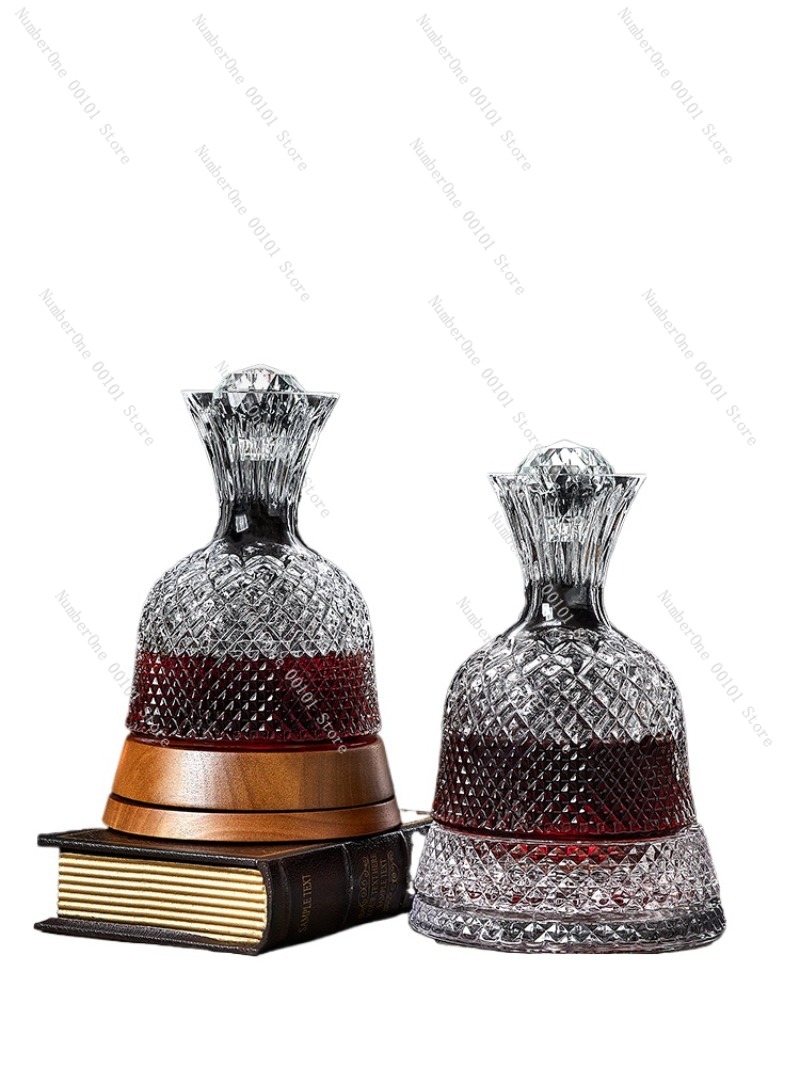Luxury Rotating Wine Decanter  - Decanter Aerator Set recension och pris