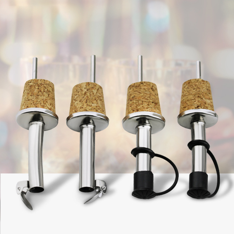 Wooden Cork Red Wine Pourer Oi - Wine Beer Tasting recension och pris
