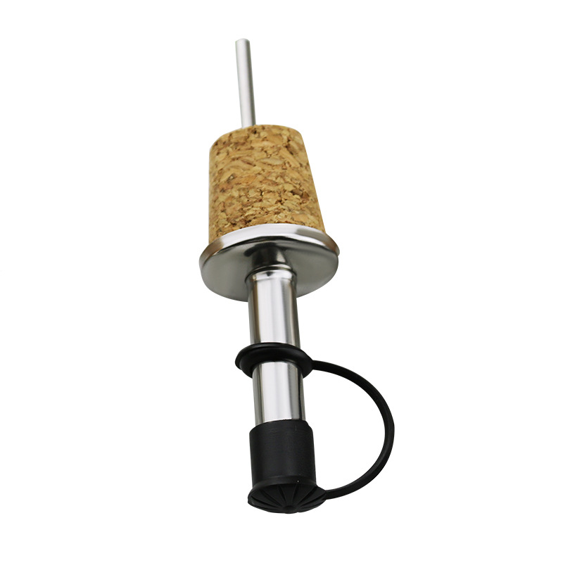 Wooden Cork Red Wine Pourer Oi - Wine Beer Tasting recension och pris