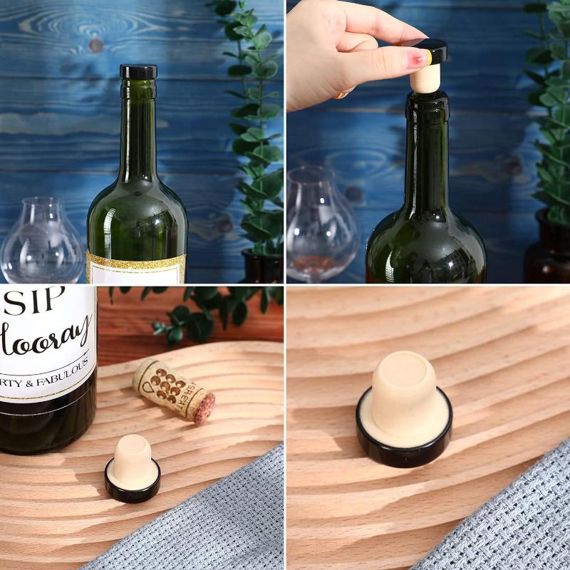 【M】10Pcs Wine Bottle Cork Stop - Wine Beer Tasting recension och pris