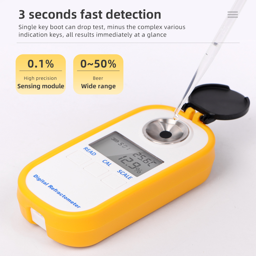 Digital Alcohol Refractometer  - Wine Beer Spirit recension och pris