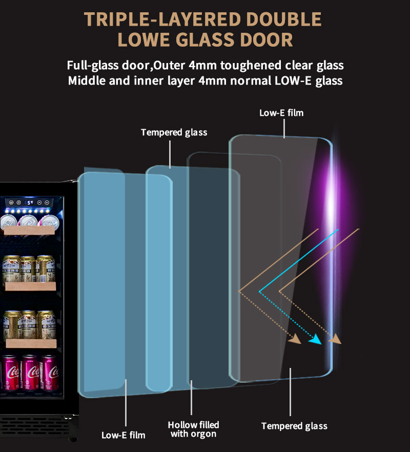 Double Door Undercounter Wine  - Wine Beer Cooler Fridge recension och pris