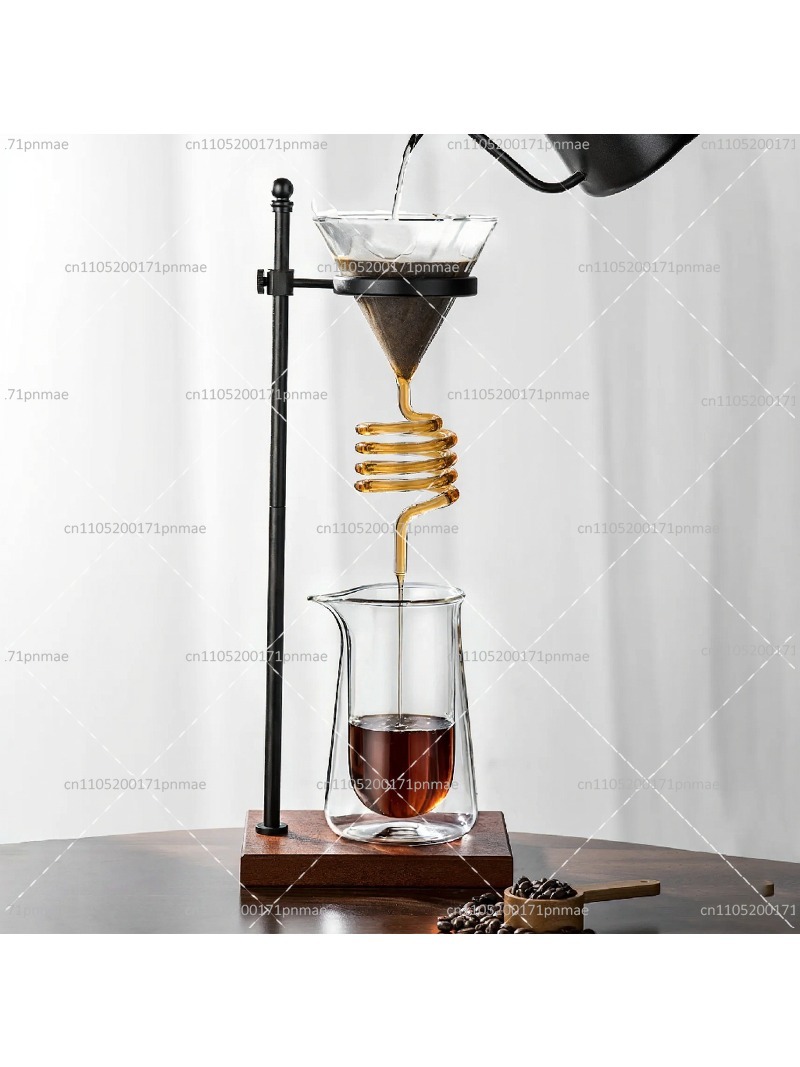 Elegant Spiral Glass Pour Over - Decanter Aerator Set recension och pris