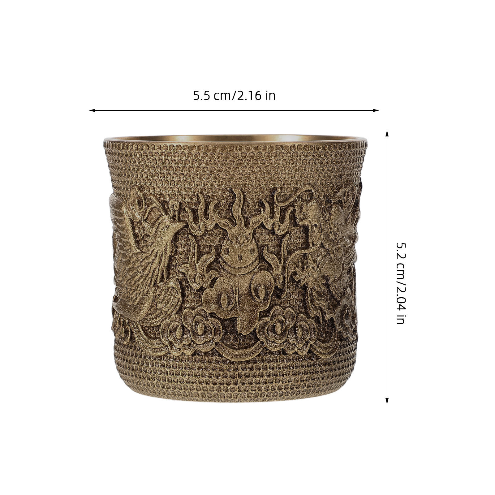 Brass Tea Cup Thickened Copper - Wine Beer Glass Set recension och pris