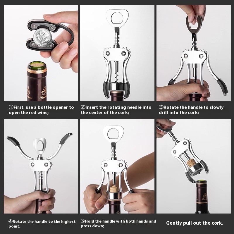 Gianxi Red Wine Bottle Opener  - Wine Beer Red recension och pris