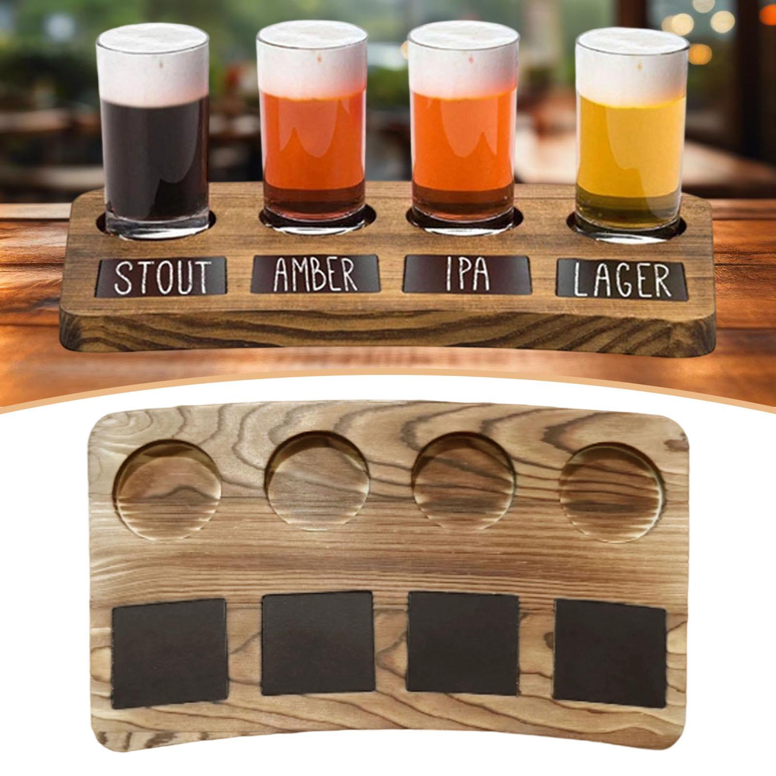 Flight Board Wood for Wine Tas - Wine Beer Tasting recension och pris