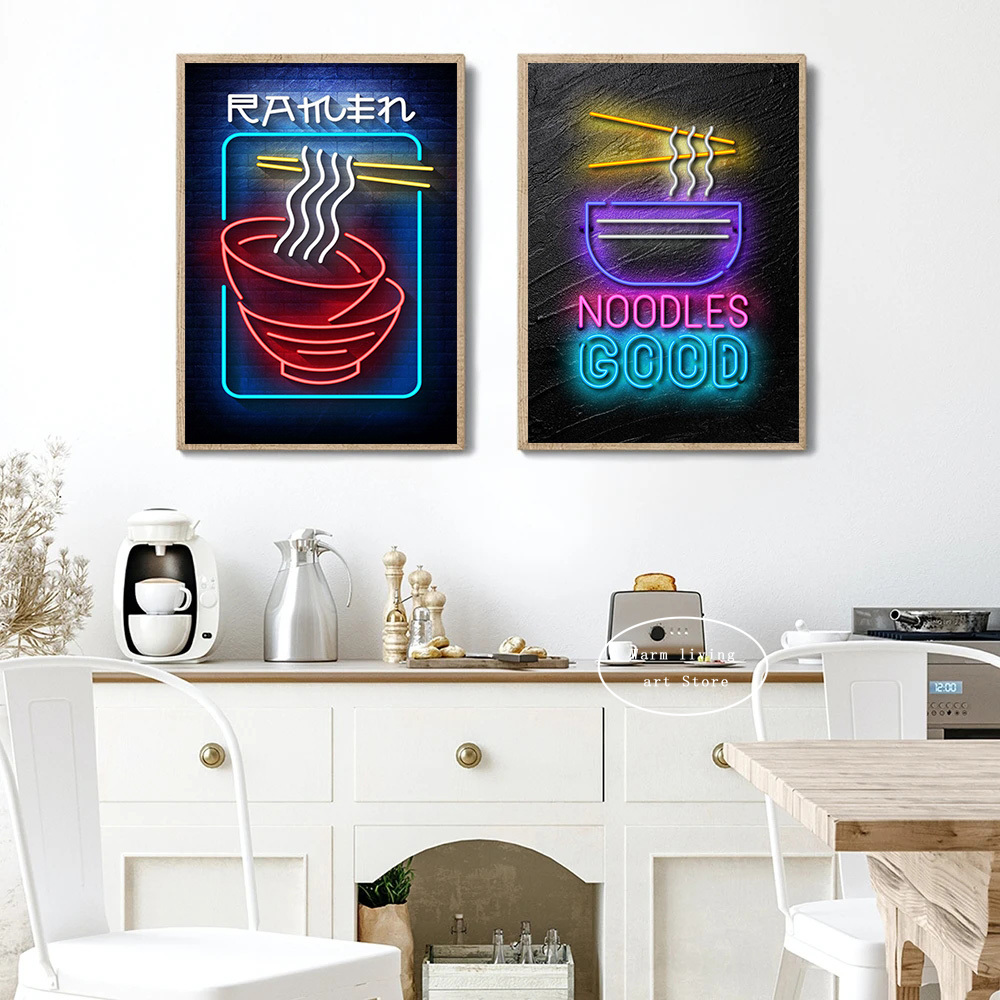 1pc frameless Canvas Painting  - Wine Beer Pizza recension och pris