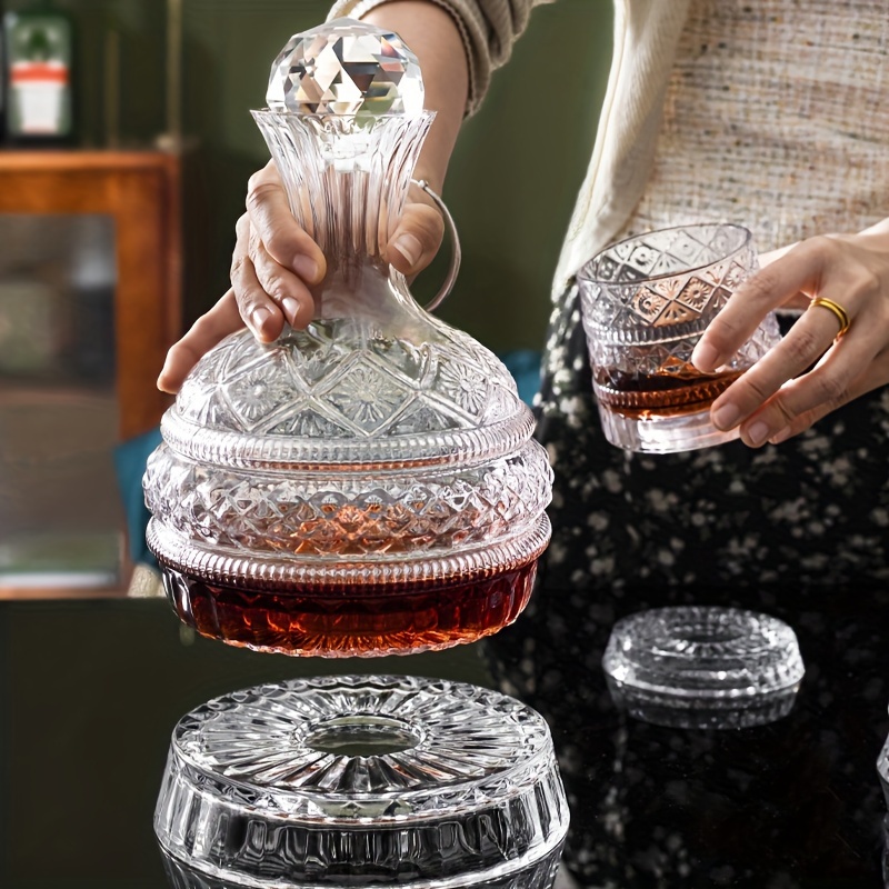 Crystal Wine Decanter Elegant  - Decanter Aerator Set recension och pris