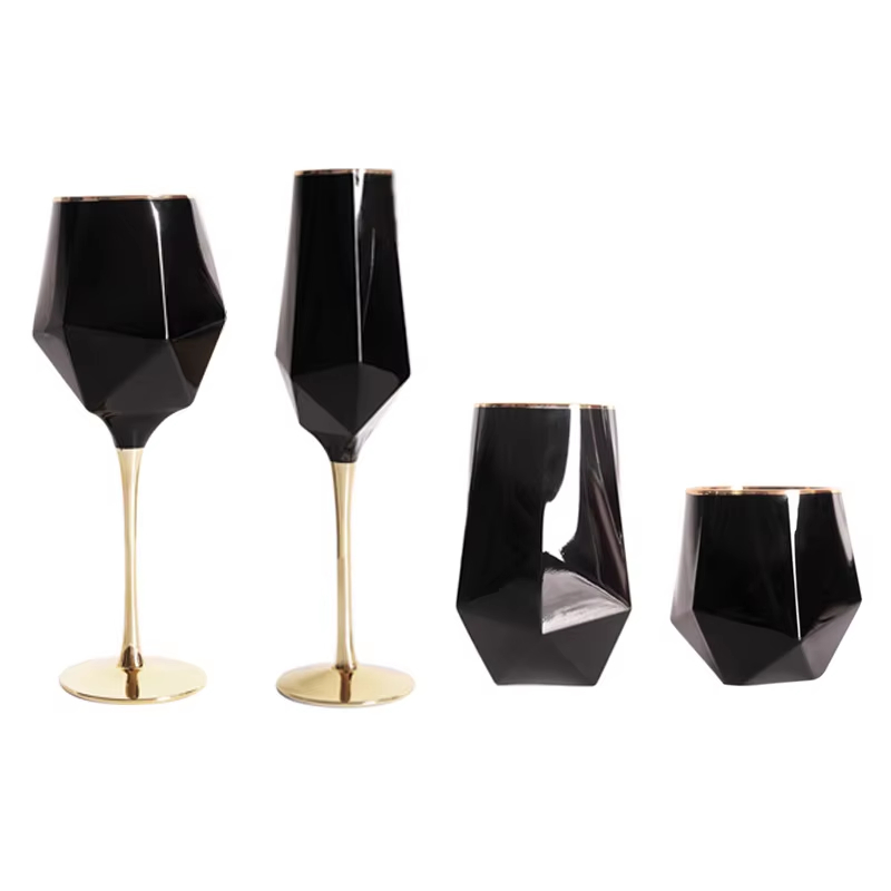 Pure Black Crystal Golden Edge - Wine In Beer Glass recension och pris