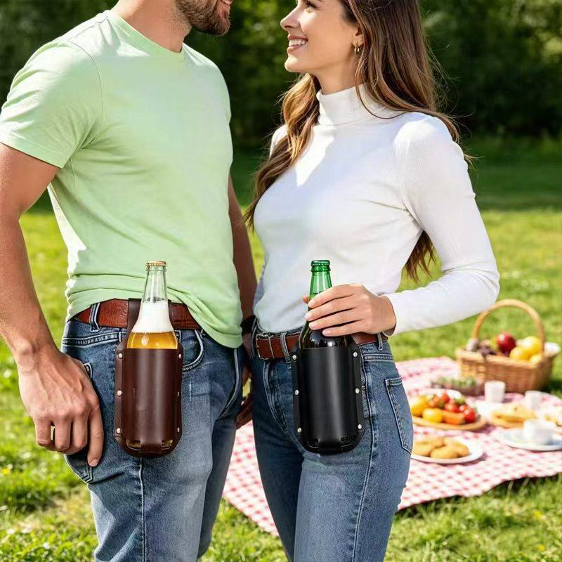 [J] 1Pcs Leather Beer Can Bott - Wine In Beer Glass recension och pris