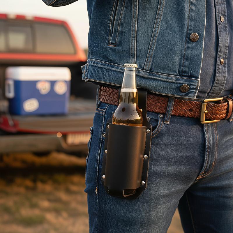 [J] 1Pcs Leather Beer Can Bott - Wine In Beer Glass recension och pris