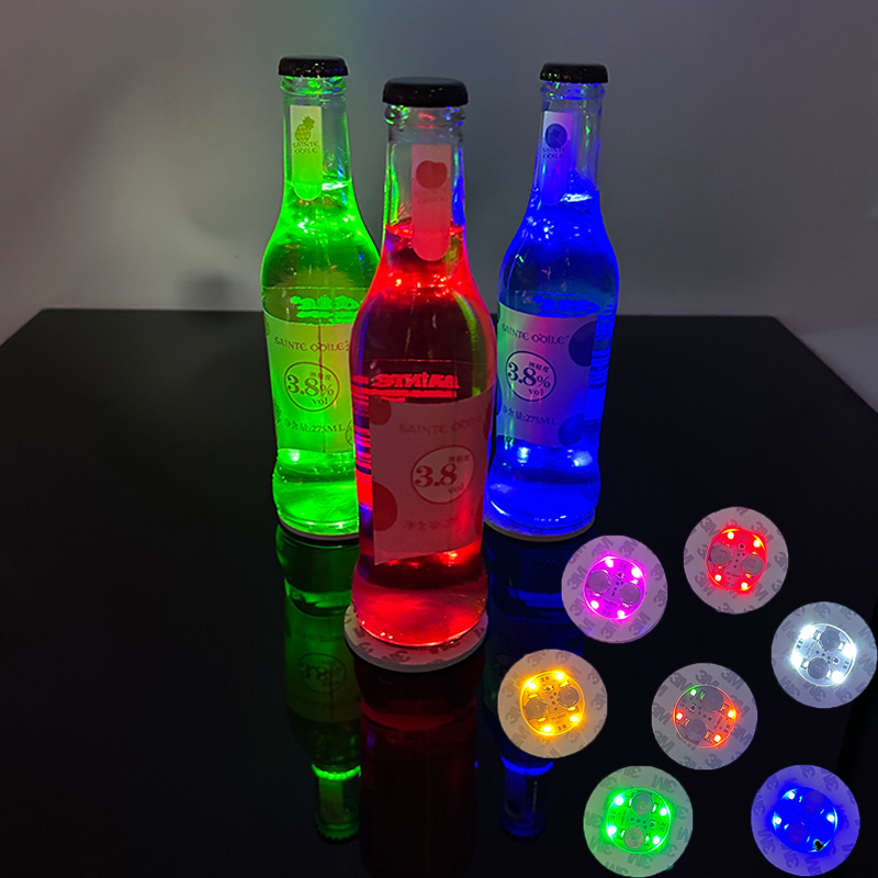 LED Coasters Sticker Night Clu - Wine Beer Red recension och pris