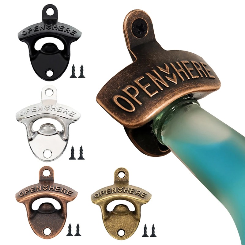 Retro Wall Mounted Bottle Open - Wine Beer Pub recension och pris
