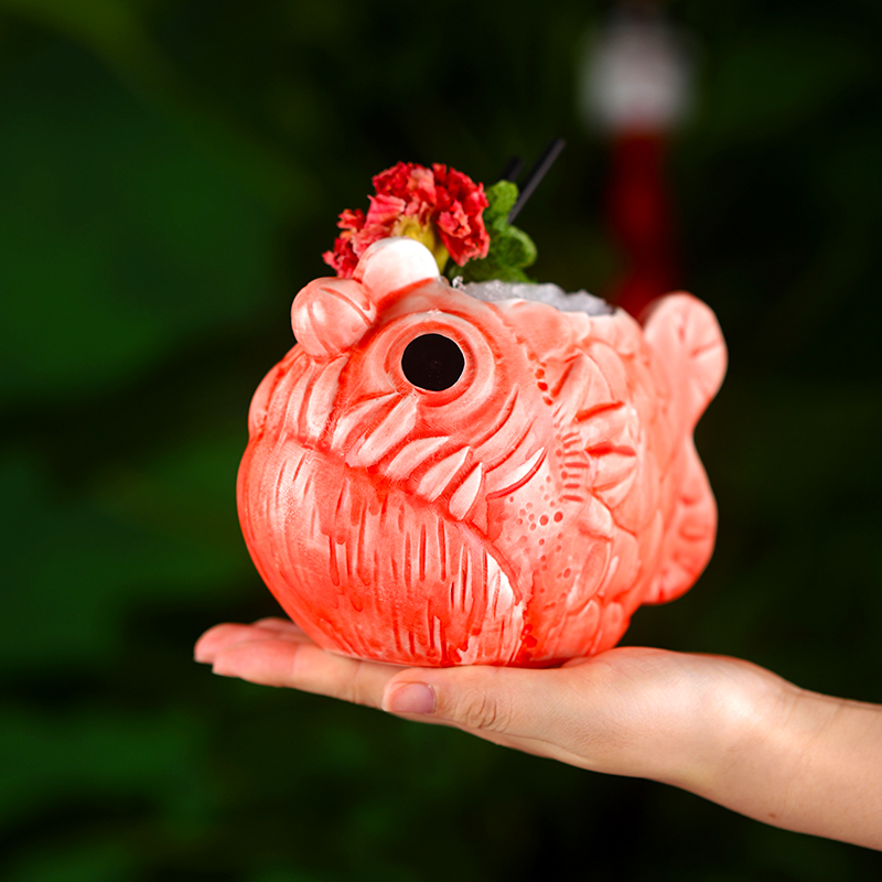 Cute Lantern Fish Cocktail Gla - Wine Beer Red recension och pris