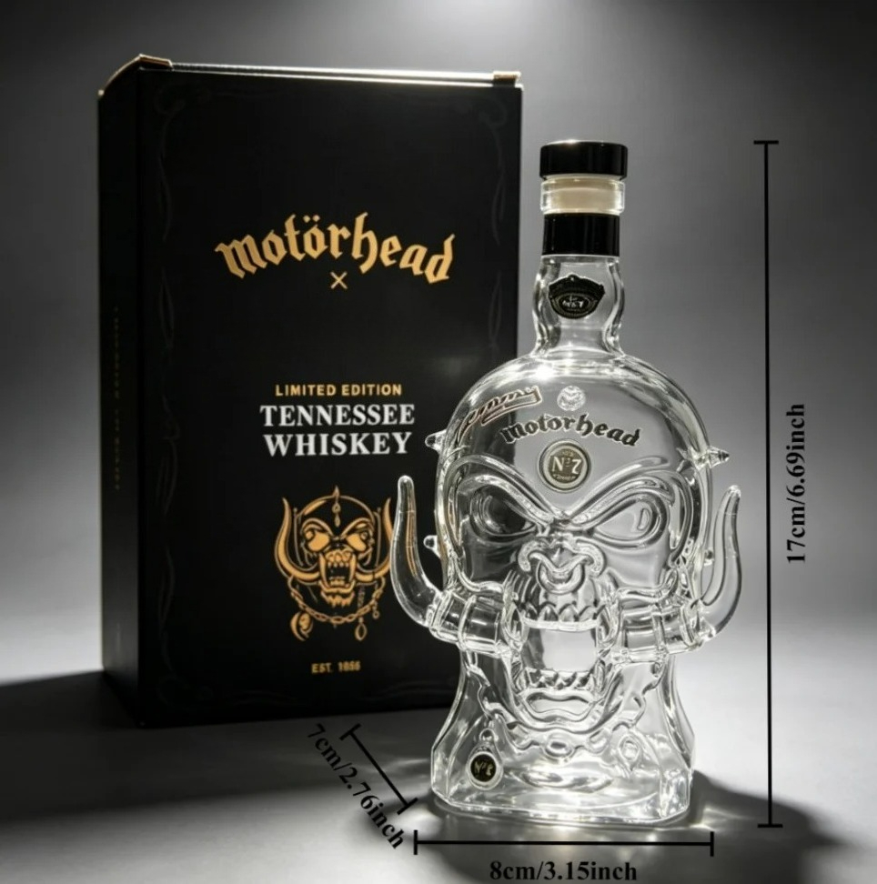 Retro Horn Skull Glass Whiskey - Wine Beer Pub recension och pris